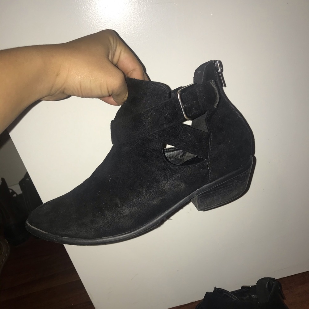 Black booties
